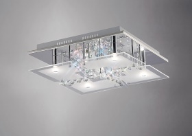 Chisora Crystal Ceiling Lights Diyas Flush Crystal Fittings Chisora Crystal Ceiling Lights Diyas Flush Crystal Fittings